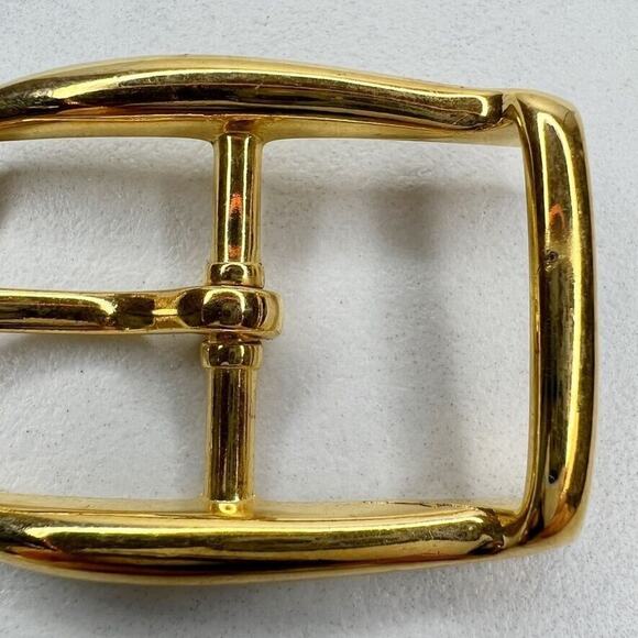 Vintage Gold Tone Simple Basic Belt Buckle for up to 1 Inch Belt - Picture 5 of 8